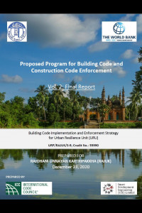 Cover Image of the D-04_Proposed Program for Building Code and Construction Code Enforcement Report of Consultancy Services for Building Code Implementation and Enforcement Strategy in RAJUK under Package No. URP/RAJUK/S-9